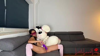 Plush Madness 1 Cute Asian School Girl Plays With New Plush Toy – Giant Diddl Mouse Undressing Lipstick Kissing & Making Out – Asian Teen’s Plushie Solo Masturbation Ends In Squirting & Face Sitting thumbnail