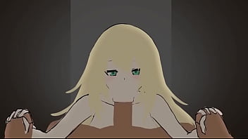 愛宕把雞巴舔硬然後吃了它