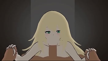 愛宕把雞巴舔硬然後吃了它