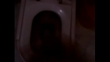 Urging teen masturbating in washroom