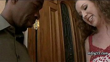 Tight chick nailed by big black cock
