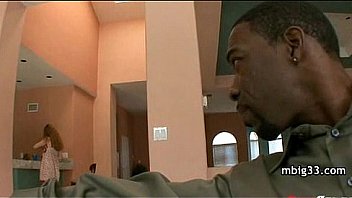 Tight chick nailed by big black cock