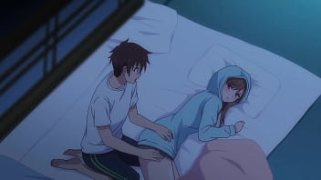 O kazushi sudou está desamparado ao dormir com a bela amiga na mesma cama sem qualquer problema