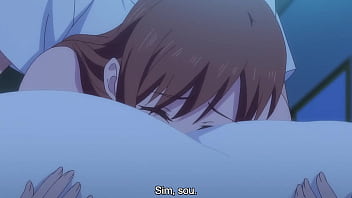 O kazushi sudou está desamparado ao dormir com a bela amiga na mesma cama sem qualquer problema