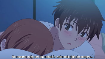 O kazushi sudou está desamparado ao dormir com a bela amiga na mesma cama sem qualquer problema