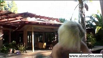 Hot girl using crazy things to masturbate video 11