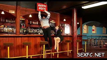 Astonishing denisa caresses big packing monster