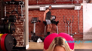 Bbc seduces a blonde gym milf and ass fucks her Bbc seduces a blonde gym milf and ass fucks her
