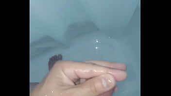 Masturbating in the shower