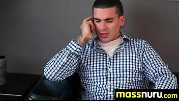 Nuru massage ends with a hot shower fuck 26