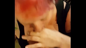 Big tits loves sucking cock