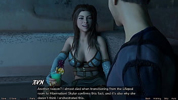 Stranded in space #43 petite girl falls into my arms