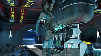 Stranded in space #43 petite girl falls into my arms