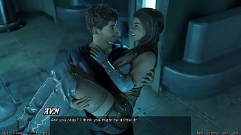 Stranded in space #43 petite girl falls into my arms