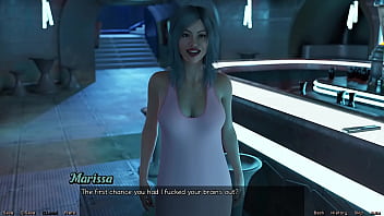 Stranded in space #43 petite girl falls into my arms