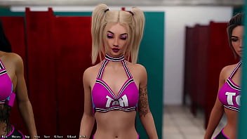 Being a dik #58 two hot kissing lesbians who wanted a throuple with me moves out of the dorm and into the sorority house