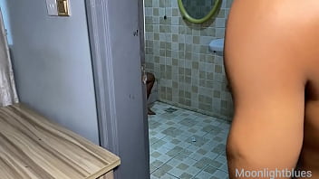 Horny housewife got lucky and fucked a strangers big cock caught peeping while masturbating