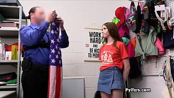 Standing hammering of petite suspect