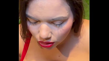 Beautiful latina gives a titty fucking pov savannah watson