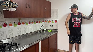 Fucking my hot stepsister in the kitchen