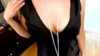 Andrea acosta cute af petite latina big dick pov blowjob and swallow cum load