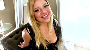 Andrea acosta cute af petite latina big dick pov blowjob and swallow cum load