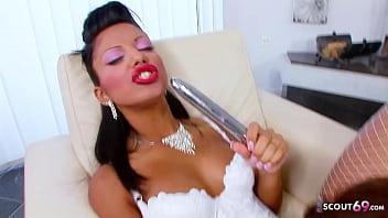 Deep assfuck for perfect brown college girl by big dick agent