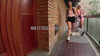 The last squirt and golden shower in my car