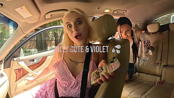 The last squirt and golden shower in my car