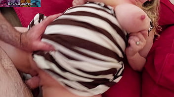 My stepmother helps me cum