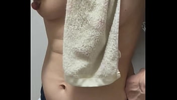 Beautiful busty married woman nude before sex looking forward to filming nipples were washed clean Beautiful busty married woman nude before sex looking forward to filming nipples were washed clean