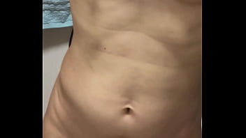 Beautiful busty married woman nude before sex looking forward to filming nipples were washed clean