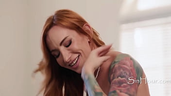 Ginger milf fucks stepson after learning he was sexually active