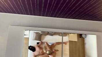 Fucking with nela decker in front of mirror