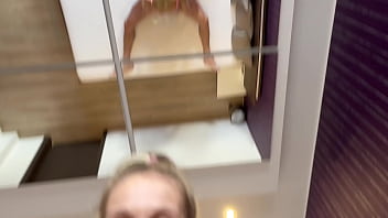 Fucking with nela decker in front of mirror