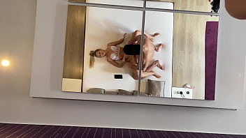 Fucking with nela decker in front of mirror