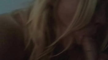 Blondie sucks my cock