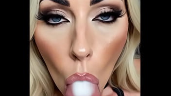 Milf Takes Cum In Her Mouth But Keeps On Sucking thumbnail