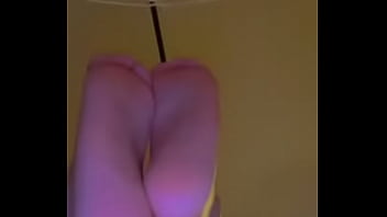 Lightskin girl shows toes and soles