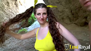 Enjoying cock inside the cave