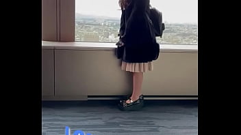 人生初遠隔バイブデート ぐちょぐちょに濡れて我慢できず健全デート中断