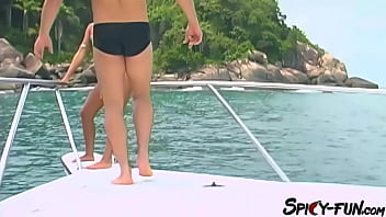 Brazilian model getting fucked on a boat