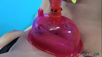 Blonde britney amber shoves more than you thought possible up her pussy