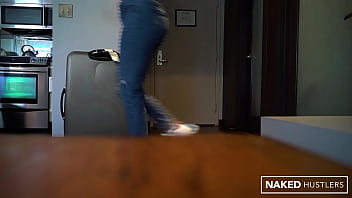 Perfect college white girl sucks slurps and bounces all over a huge black dick