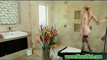 Busty japanese masseuse gives nuru massage and fucks her client 11 Busty japanese masseuse gives nuru massage and fucks her client 11