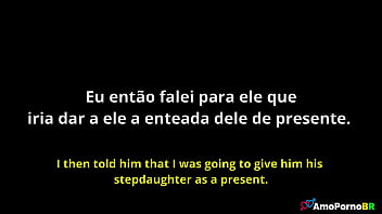 Ofereci minha enteada pro meu marido no banho