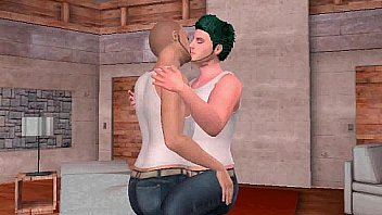 This Sexy 3d Stud With Green Hair Is Sucking A Hot Hunks Big Cock thumbnail