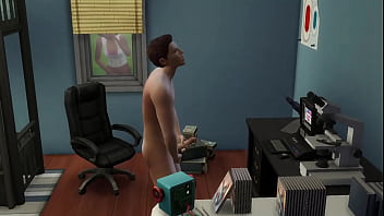 Spiderman jerks off watching may