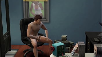 Spiderman jerks off watching may