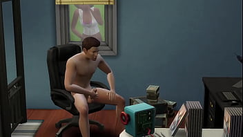 Spiderman jerks off watching may